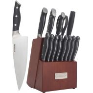 Cuisinart Knife Set Classic Nitrogen Forged Triple Rivet Cutlery 15-Piece Knife Block Set