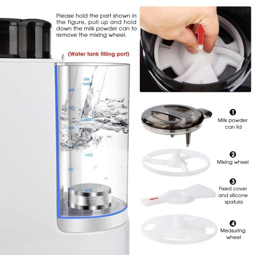  BabyEXO Formula Milk Maker Dispenser Automatic Electric Formula Mixer Warmer Smart Milking Machine for Baby - Easily Make Bottle with Automatic Powder Blending