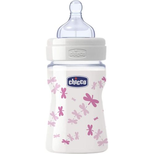 치코 Chicco Baby Bottle and Glass Wellness Model Silicone 150ml + 0Mesi