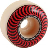 Spitfire Wheels Formula Four Classic Swirl White w/Red Skateboard Wheels - 51mm 99a (Set of 4)