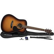 Yamaha GigMaker Standard Acoustic Guitar w/ Gig Bag, Tuner, Strap and Picks - Sunburst