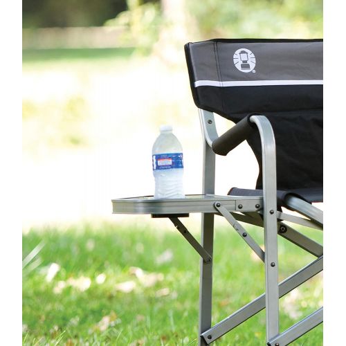 콜맨 콜맨Coleman Camping Chair with Side Table | Aluminum Outdoor Chair with Flip Up Table