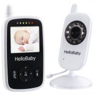HelloBaby Wireless Video Baby Monitor Security Camera with Two-Way Talk & Night Vision and...