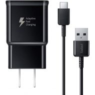 [아마존베스트]Linbird Adaptive Fast Charging Wall Charger and 5-Feet USB Type C Cable Kit Bundle Compatible with Samsung Galaxy S20/S10/S10+/S9/S9+/S8/S8+ Note 8/Note 9 & Other Smartphones (Black)