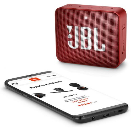 제이비엘 JBL GO2 Waterproof Ultra Portable Bluetooth Speaker - Red