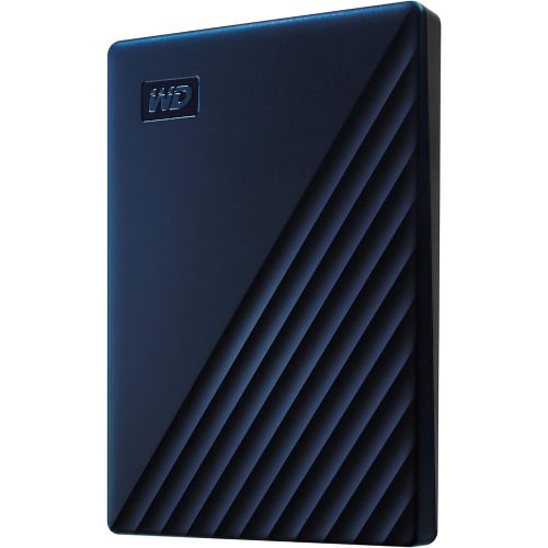  [아마존베스트]Western Digital WD 4TB My Passport for Mac Portable External Hard Drive - Blue, USB-C/USB-A - WDBA2F0040BBL-WESN