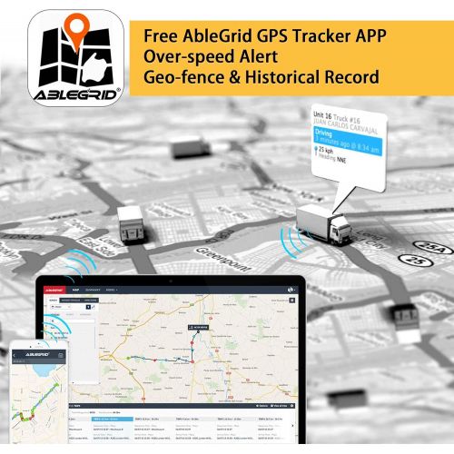  [아마존베스트]ABLEGRID GPS Tracker for Vehicle, 4G IOT Ver. Real-time GPS Tracking Device 3400mAh Small Hidden GPS Locator for Vehicle, Car, Personal, Valuable, Equipment