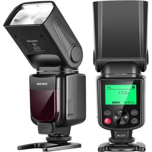 니워 [아마존베스트]Neewer NW-670 TTL Speedlite Flash Kit for Canon with IR Wireless Remote Control,AA Battery,Diffuser for Canon 7D Mark II,5D Mark II III,IV,1300D,1200D,1100D,650D,550D,80D,70D