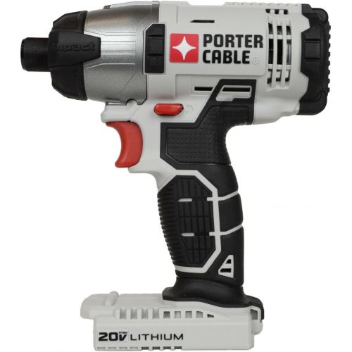  Porter Cable 20v Max Lithium Ion 1/4 Hex Impact Driver (PCC641 Bare Tool)