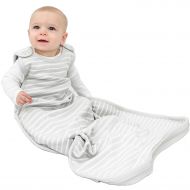 Woolino 4 Season Ultimate Baby Sleep Bag Sack - 2-24 Months Universal Size - Merino Wool - Gray