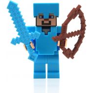 LEGO Minecraft Steve with Diamond Armor and Sword