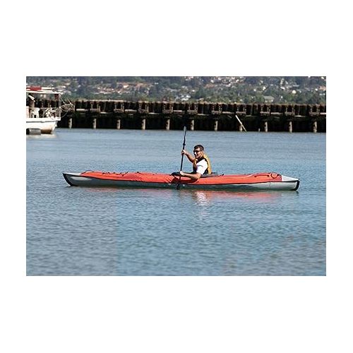  Advanced Elements AE1007-R AdvancedFrame Convertible Inflatable Kayak - 15' - Red