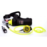 Catalina DXDIVER Bailout Pony Bottle Diving Kit with Nylon Belt - Hose - 13 cf Tank - SPG Gauge - Regulator - Fill Adapter - Spare Secondary Air Scuba Dive Egressor