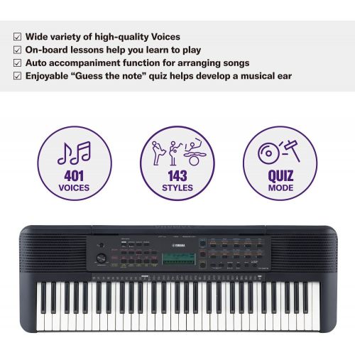 야마하 [아마존베스트]Yamaha, 61-Key PSR-E273 Portable Keyboard (Power adapter sold separately)