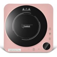 Portable Induction Cooktop, Cooksir 1500W Induction Cooker with Kids Safety Lock, 12 Power 12 Temperature Setting Countertop Burner with Timer