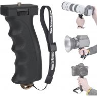 [아마존베스트]fantaseal Ergonomic Camera Grip Camcorder Mount DSLR Camera Handheld Stabilizer Handle Support Bracket Hand Video Light Flashlight Handle SelfieStick Compatible with Nikon Canon So