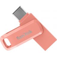 SanDisk 256GB Ultra Dual Drive Go USB Type-C Flash Drive, Peach - SDDDC3-256G-G46PC