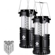 Etekcity LED Camping Lantern Lights, Camping Equipment Supplies Survival Kits, Emergency Lights for Home Hurricane, Battery Powered Operated Lanterns for Hiking, Fishing and More,
