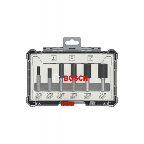  Bosch Professional 2607017466 6-Piece Set Groove Cutter Set for Wood for 8mm Shank Router