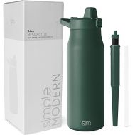 Simple Modern Filtered Water Bottle | Insulated Stainless-Steel Carbon Filter Travel Water Bottles | Reusable for Clean Drinking Water On The Go | 34oz, Forest