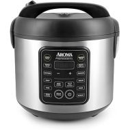 Aroma Housewares ARC-5200SB 2O2O Model Rice & Grain Cooker, Saute, Slow Cook, Steam, Stew, Oatmeal, Risotto, Soup, 20 Cup 10 Cup uncooked, Stainless Steel