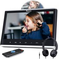 [아마존베스트]NAVISKAUTO 12 Car DVD Player with HDMI Input Headphone Mounting Bracket HD Screen Support Sync Screen Last Memory Region Free