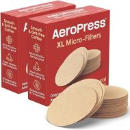 AeroPress XL Natural Paper Microfilters, AeroPress Coffee Filters, Unbleached Round Paper Filters for Coffee Makers, Must-Have Coffee Accessories, XL, 2 Pack, 400 Count