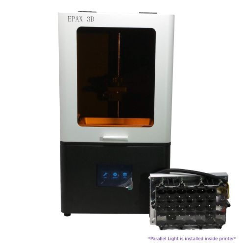  EPAX X1-N-DJ UV 5.5 inch LCD 3D Printer, Orange Window and Parallel Light Installed, Latest Edition