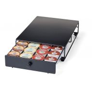 [아마존베스트]Nifty Home Products 24 Coffee Pod Capacity Storage Drawer Rolling K-Cup Holder, 12.75x8.25x3, Black