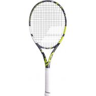 Babolat Pure Aero Lite Tennis Racquet (7th Gen) - Strung with 16g White Babolat Syn Gut at Mid-Range Tension