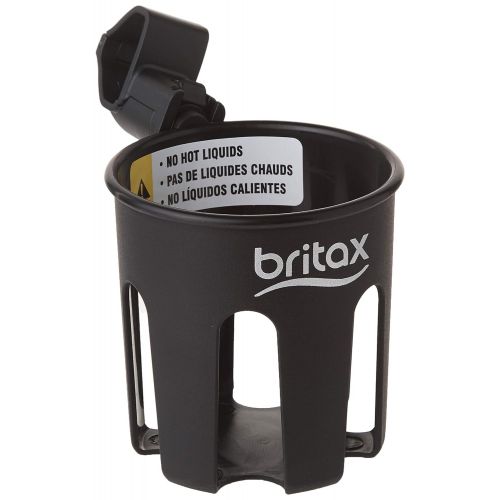  Britax Stroller Cup Holder, Black - Compatible with Single B Agile, B Free, Pathway and B Lively Strollers