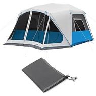 Core 10 Person Lighted Instant Cabin Tent & Footprint