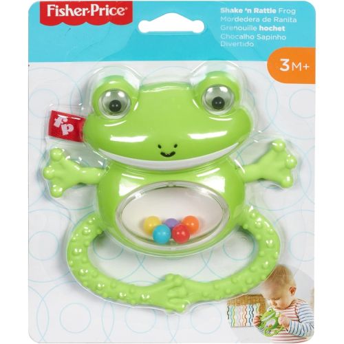  Fisher-Price Shake n Rattle Frog Green 3M+
