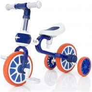 [아마존베스트]XJD 3 in 1 Baby Balance Bike for 18 Month - 4 Years Old Boys Girls Tricycle for Toddler First Bike Infant 4 Wheel Balance Bicycle with Adjustable Seat Detachable Pedal and Training