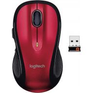 [아마존베스트]Logitech M510 Wireless Computer Mouse  Comfortable Shape with USB Unifying Receiver, with Back/Forward Buttons and Side-to-Side Scrolling, Red