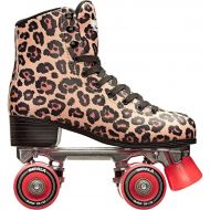 Impala Rollerskates Girls Impala Quad Skate (Big Kid/Adult) Leopard 7 (US Mens 5, Womens 7) M