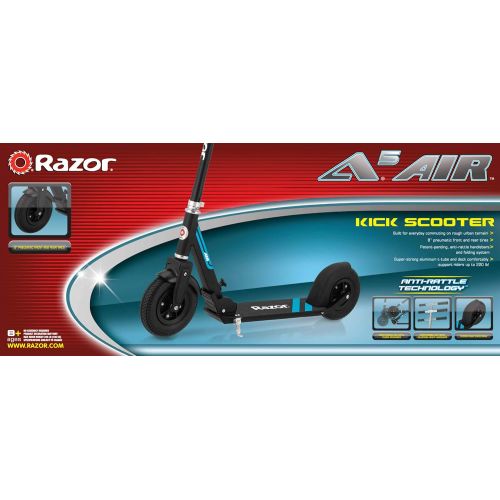 레이져(Razor) Razor A5 Air Kick Scooter - Black - FFP