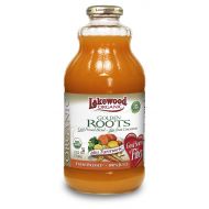 Lakewood Organic Juice, Golden Roots, 32 Ounce (Pack of 6)