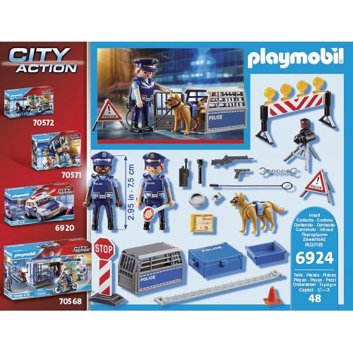 플레이모빌 Playmobil 6924 City Action Police Roadblock