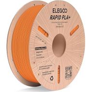ELEGOO Rapid PLA Plus Filament 1.75mm Orange 1KG, PLA+ 3D Printer Filament for 30-600 mm/s High Speed Printing, Dimensional Accuracy +/- 0.02 mm, 1kg Cardboard Spool(2.2lbs)