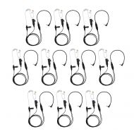 10 Pack BOMMEOW BCT22-M2 2-Wire Clear Coil Surveillance Kit for Motorola Talkabout T200...