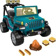 ?Power Wheels Camping Jeep Wrangler Ride-On Toy with Pretend Food, Camping Gear & Lights, Preschool Toy, Seats 2, Ages 3+ Years (Amazon Exclusive)