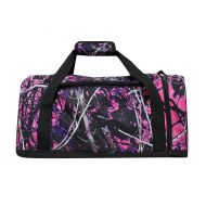 Kinsey Rhea Muddy Girl Pink 19 Duffel Overnight Carry on Bag with Shoulder Strap Outside Pocket
