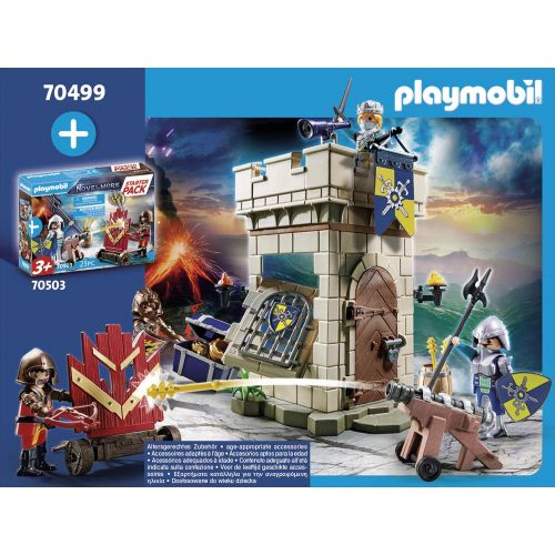 플레이모빌 Playmobil Starter Pack Novelmore Knights Fortress Multicolor, 24.8 x 18.7 x 9.2 cm