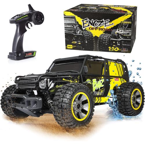 EP EXERCISE N PLAY 1:10 Scale All Terrain RC Car 9204E, 48 KPH High Speed 4WD Electric Vehicle with 2.4 GHz Remote Control, 4X4 Waterproof Off-Road Truck with Two Rechargeable Batteries