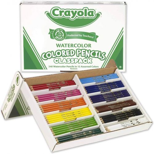  Crayola Watercolor Classpack, School Supplies, 12 Assorted Colors, 240Count