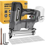 Cordless 18GA Brad Nailer for Dewalt 20V Max, 18 Gauge Nail Gun with 1000 Nials for Wood Carpentry, Brushless, 2 Mode, 5/8 to 1-1/4 Inch, Tool Only