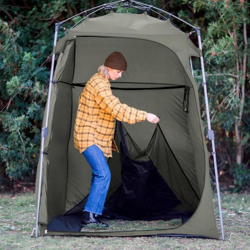  Lightspeed Outdoors 3 in 1 Quick Set Up Privacy Tent, Toilet/Camp Shower, Portable Changing Room