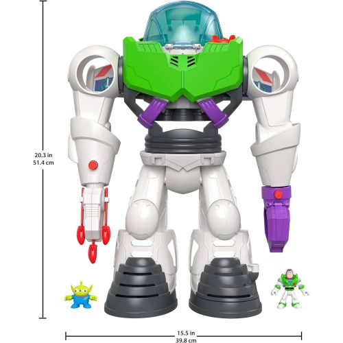  Fisher-Price Imaginext Disney Pixar Toy Story Buzz Lightyear Robot Playset for preschool kids ages 3 years & up