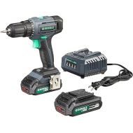 Amazon Brand - Denali by SKIL 20V Drill Driver Kit, Includes Two 2.0Ah Lithium Batteries & 2.4A Charger, Blue